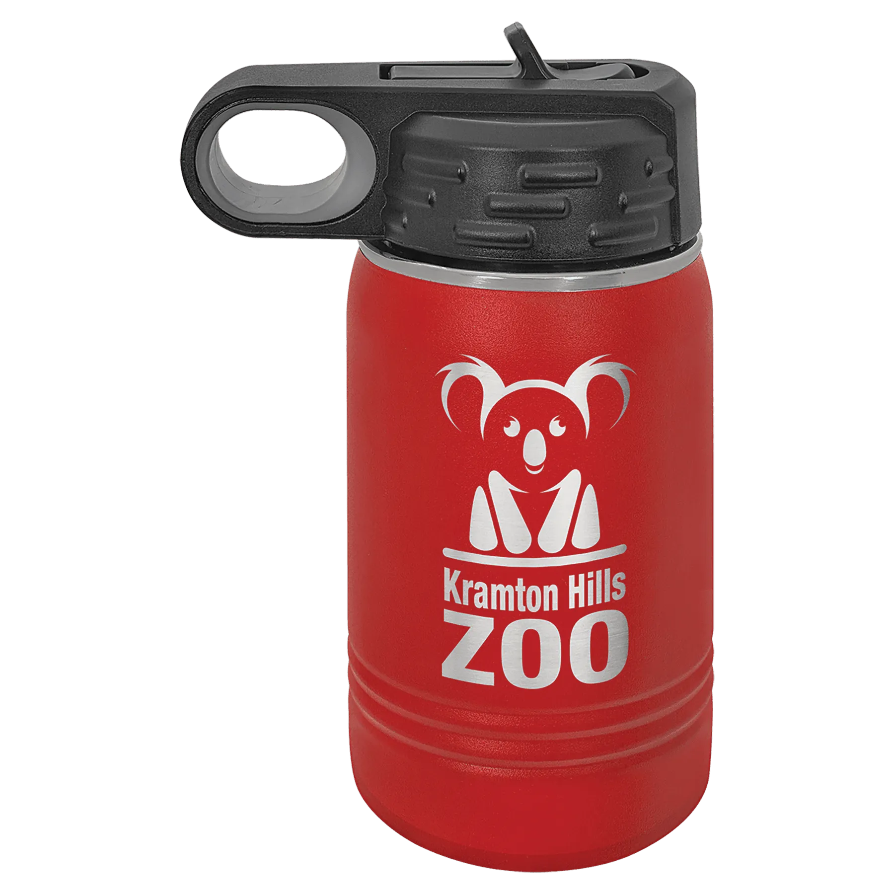 12oz Red  Water Bottles