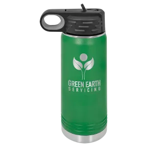 20oz Green Water Bottles