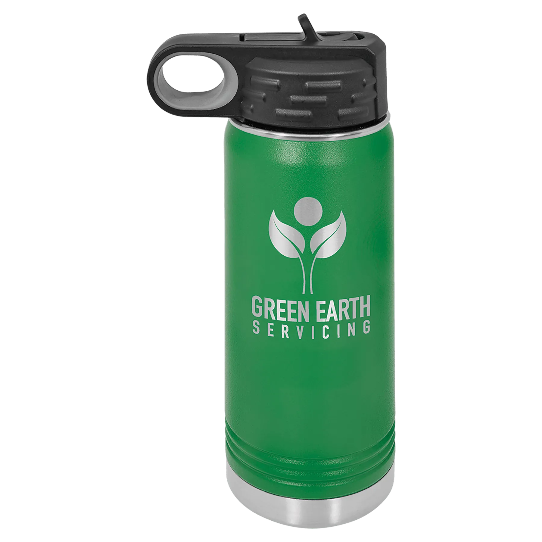 20oz Green Water Bottles