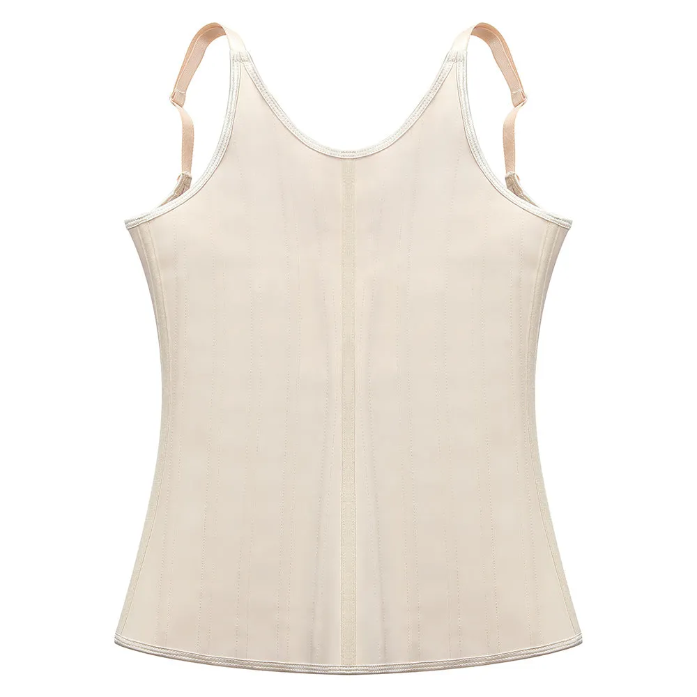 25 Steel Boned Waist Trainer Latex Body Shaper Vest