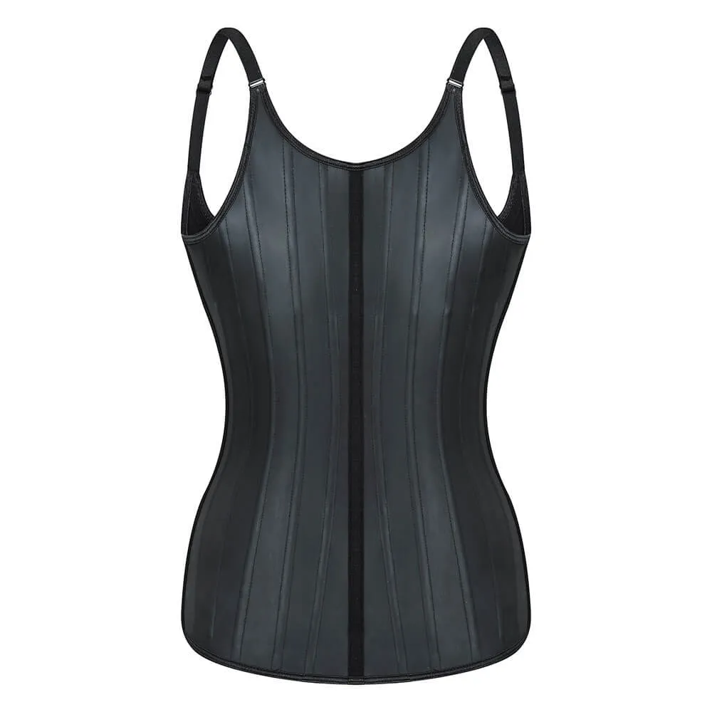 25 Steel Boned Waist Trainer Latex Body Shaper Vest