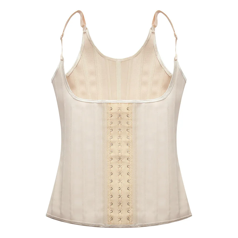 25 Steel Boned Waist Trainer Latex Body Shaper Vest
