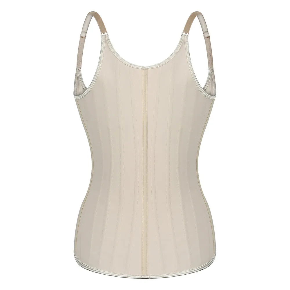25 Steel Boned Waist Trainer Latex Body Shaper Vest