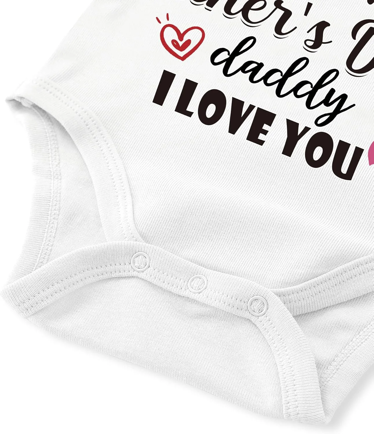 Baby Happy 1st Fathers Day Onesie Infant Cotton Short Sleeve Bodysuit 0-12 Months