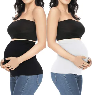 Belly Bands for Pregnant Women Maternity Band for Pants Postpartum Belly Band Pregnancy Band for Jeans
