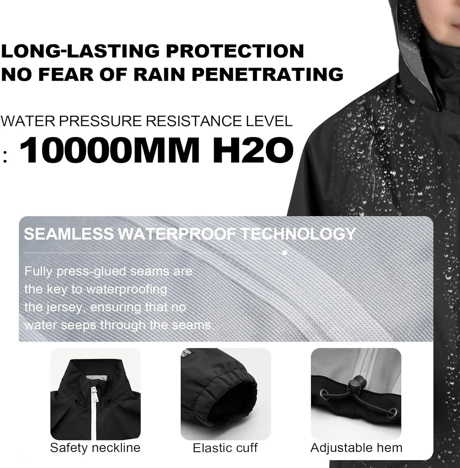 Boys Soft Shell Rain Jacket Lightweight Hiking Jacket Waterproof Windbreaker Outerwear for Kids