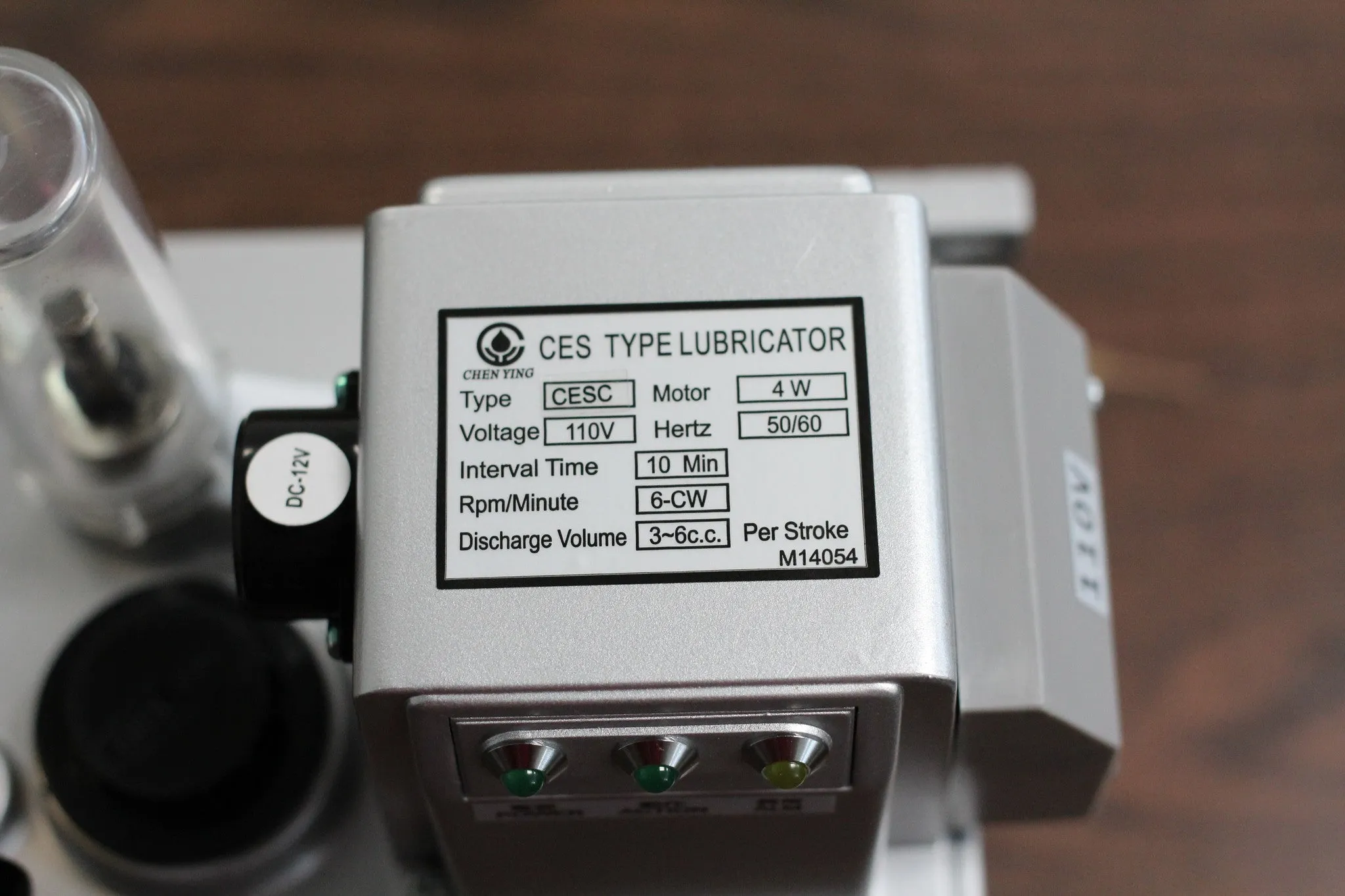 CESC10A  Lubrication Pump, 110V, 10 minute timer, mfg: CHEN YING CESC-series