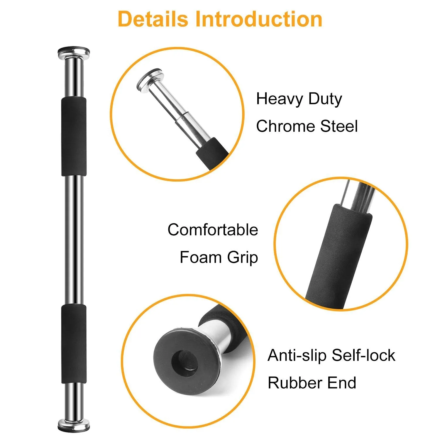 Doorway Pull Up Bar Exercise Gym