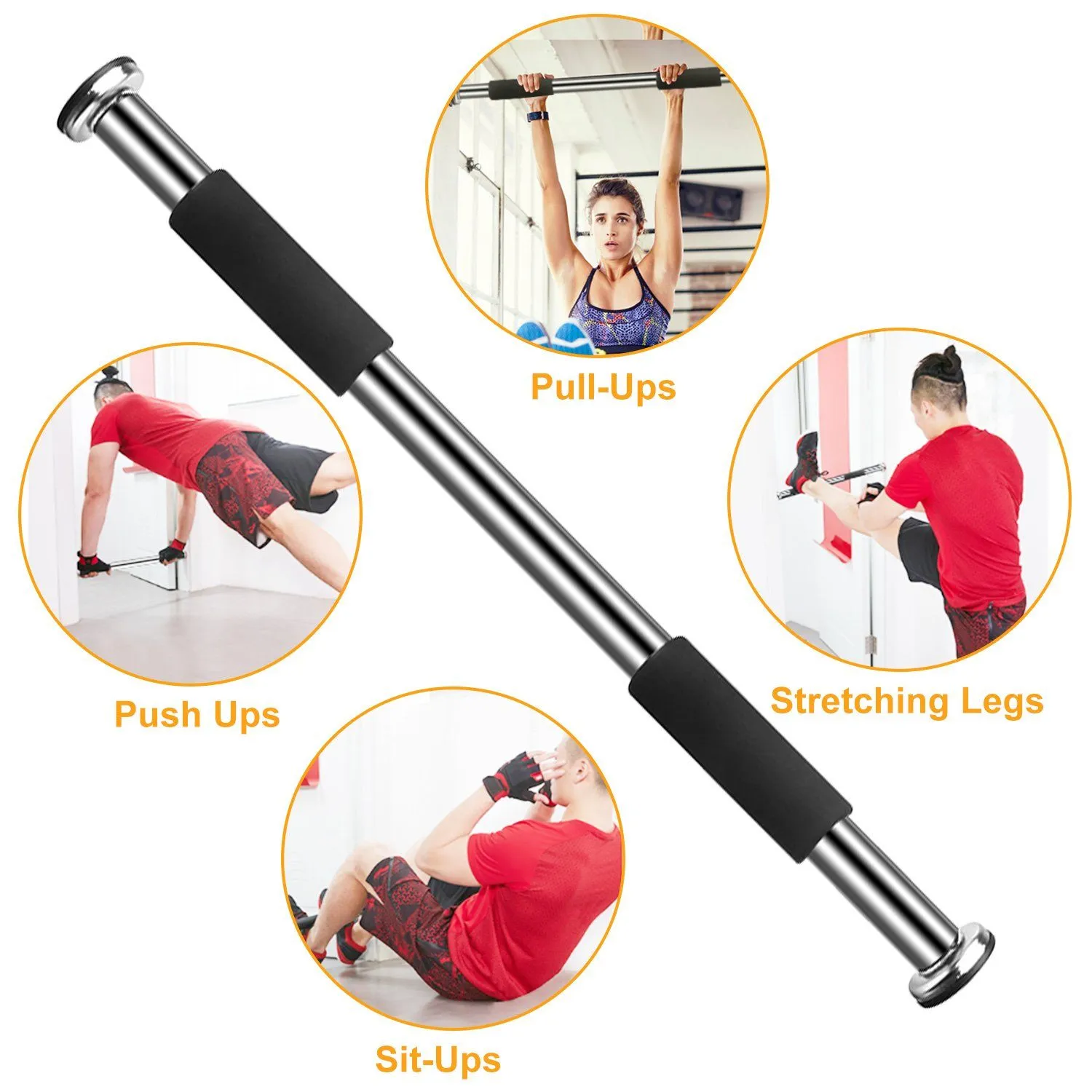 Doorway Pull Up Bar Exercise Gym