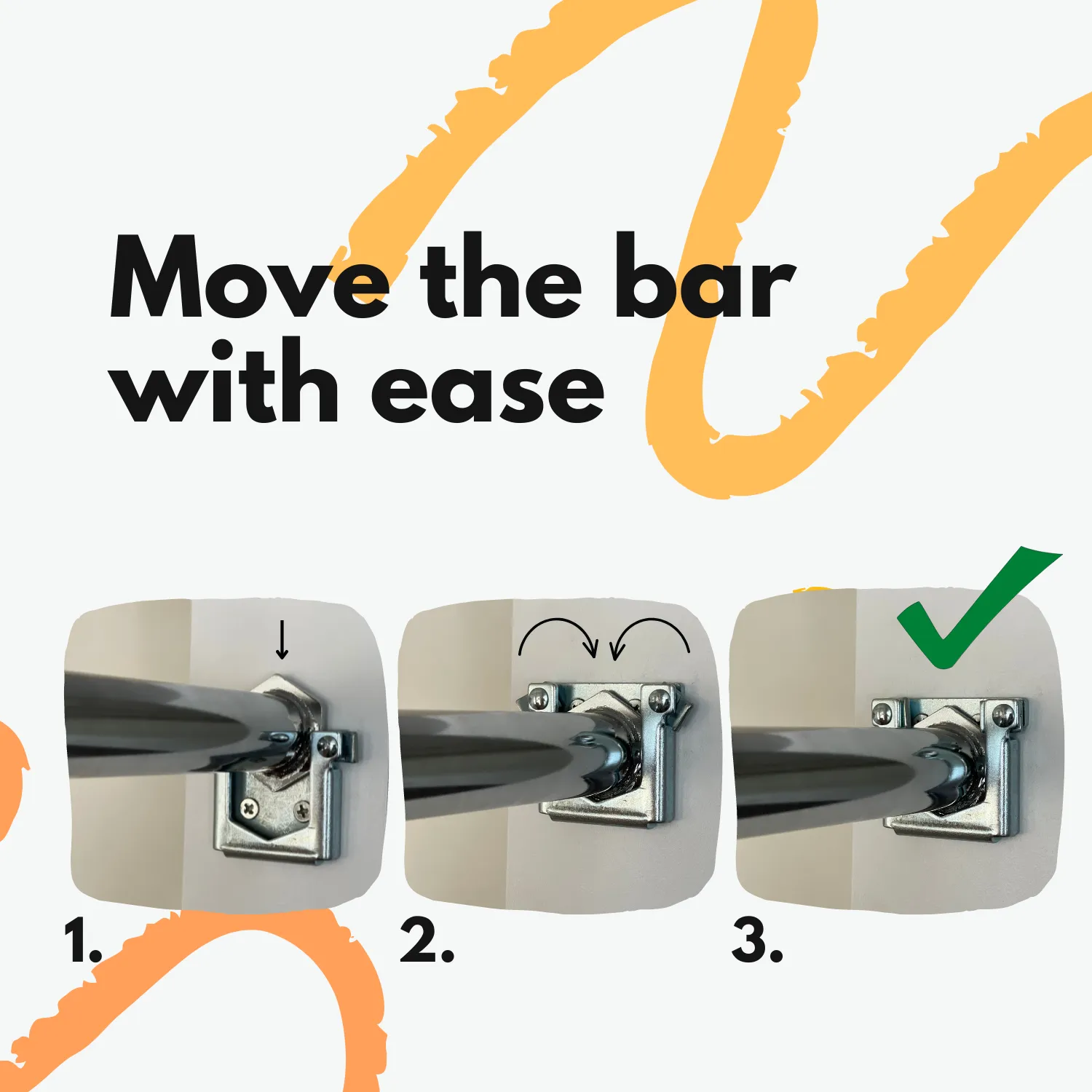Doorway Swing Support Bar with Straps