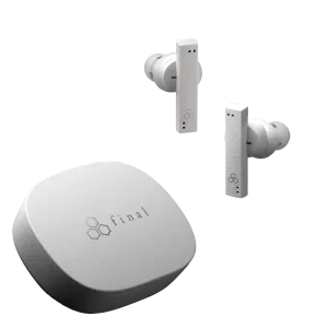 Final ZE8000 - Active Noise Cancelling True Wireless Earphones - White - Refurbished