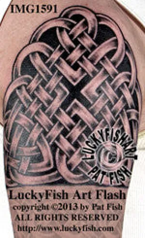 Gaelic Legacy Tattoo Sleeve Cap with Celtic Design