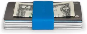 GRIFITI Band Joes Pocket Wallet Replacement Super Slim Profile Colorful Silicone Rubber Bands Money Wide Strap Grip Clip Siliconebands for Credit Card, License, Cash Holder
