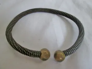 Handmade AFRICA SILVER Primitive Bracelet Cuff Bangle Arm Wrist Band Ethnic