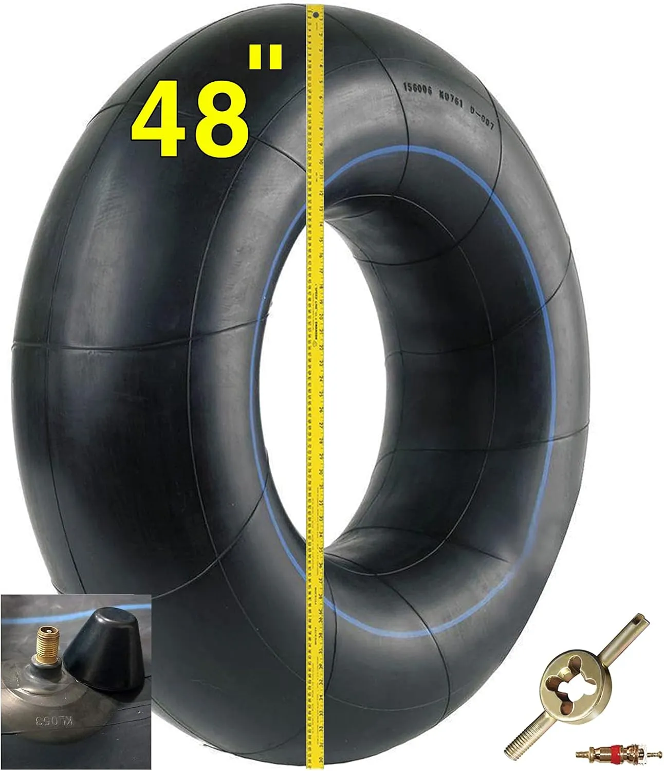 Heavy-Duty Inflatable Float - River & Snow Tube, Swim & Sledding, Pool Closing Inner Tube