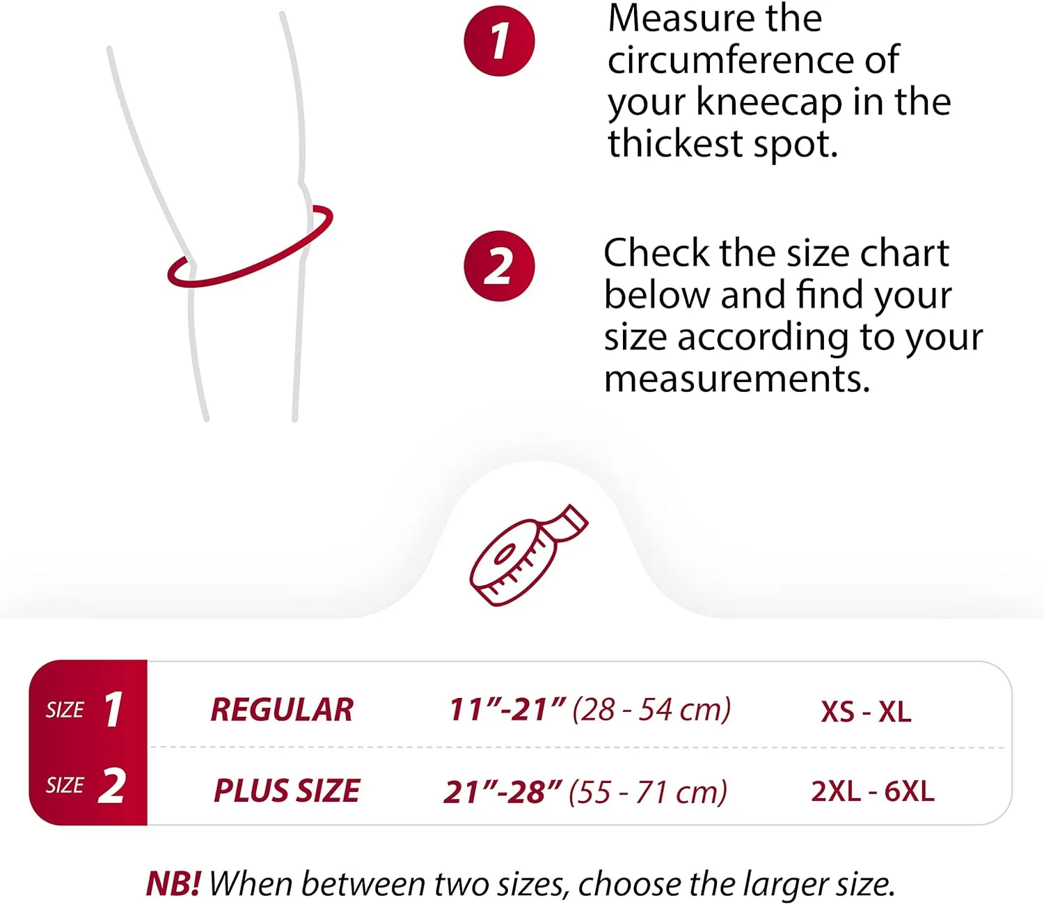 KARM Plus Size Knee Brace for Women & Men Plus Size - Patella Band - Patellar Tendon Support Strap for Jumpers Knee Pain, Basketball, Sports, Obese (XXL/3XL/4XL/5XL/6XL, Pair of 2 Straps, Black)