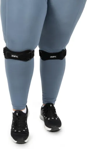 KARM Plus Size Knee Brace for Women & Men Plus Size - Patella Band - Patellar Tendon Support Strap for Jumpers Knee Pain, Basketball, Sports, Obese (XXL/3XL/4XL/5XL/6XL, Pair of 2 Straps, Black)