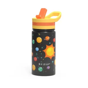 Kids Water Bottle with Straw Lid | 14oz | Planet