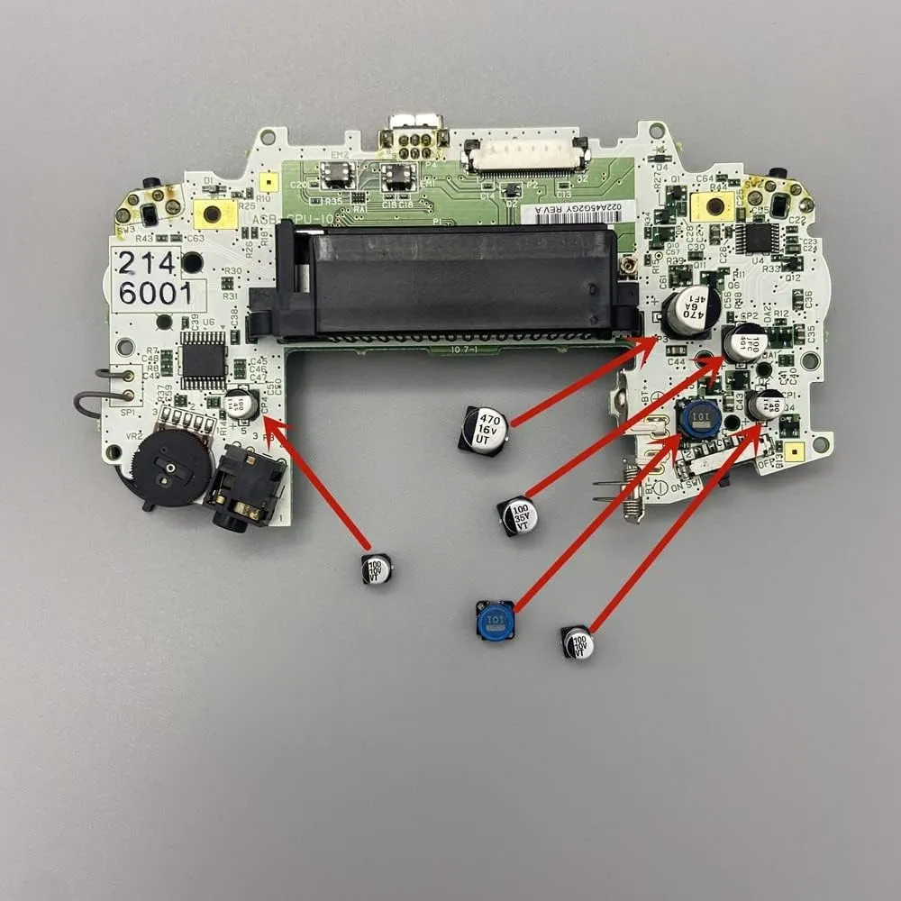Mainboard Capacitor Replacement for Gameboy Advance SP GBA SP GBA for Gameboy Pocket GBP Gameboy Color GBC Board Repair (GBA)
