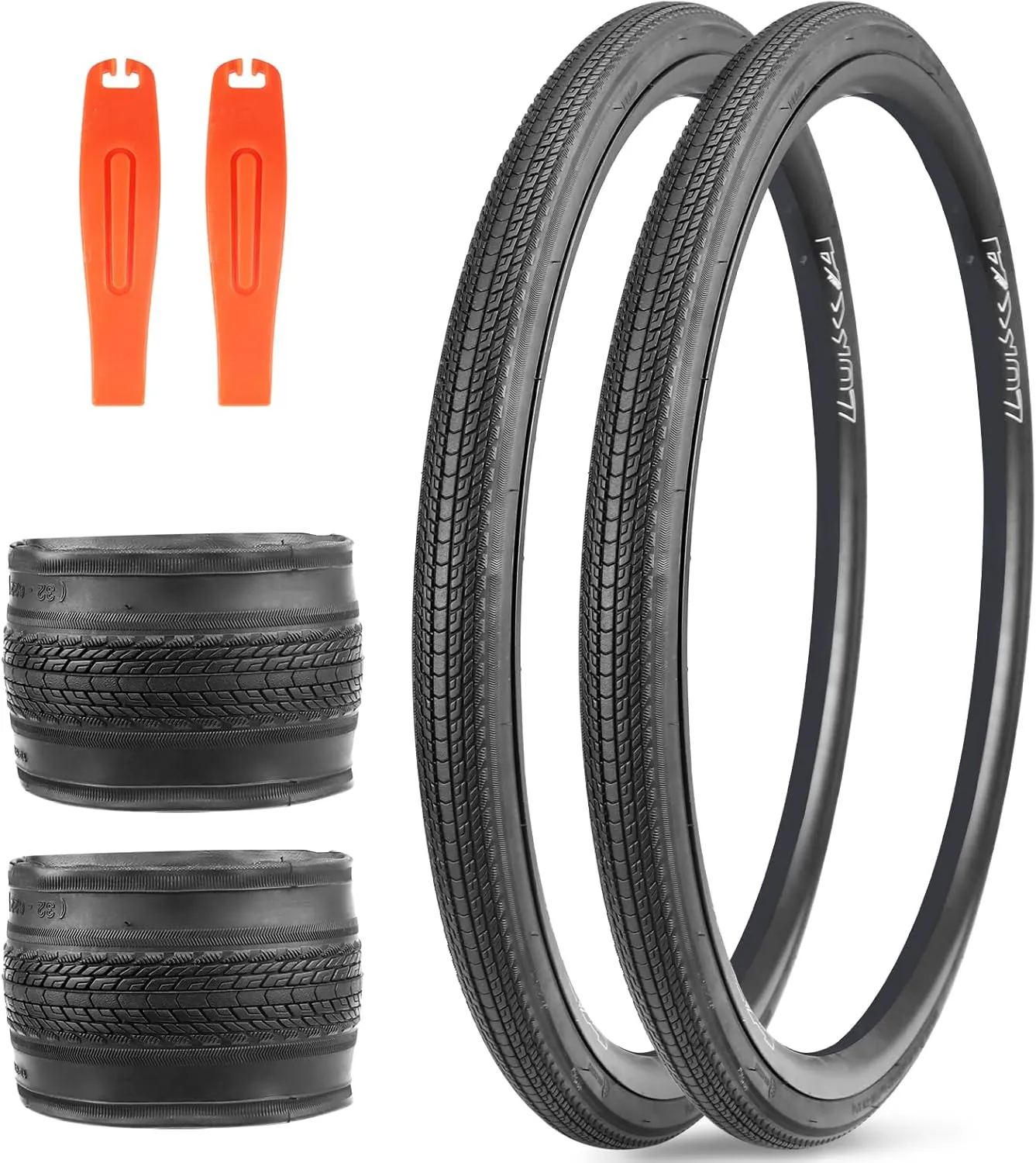 MEGHNA Road Bike Tire 700C Foldable Replacement 700 x 28C/32C/35C Tire Road Racing Fast Rolling for Road Bicycle Fixed Gear Bike Hybrid Commuter Bike