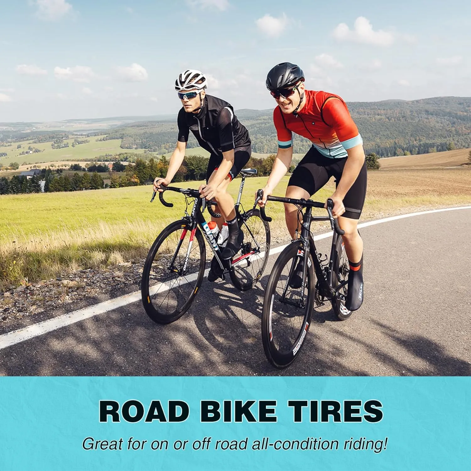 MEGHNA Road Bike Tire 700C Foldable Replacement 700 x 28C/32C/35C Tire Road Racing Fast Rolling for Road Bicycle Fixed Gear Bike Hybrid Commuter Bike
