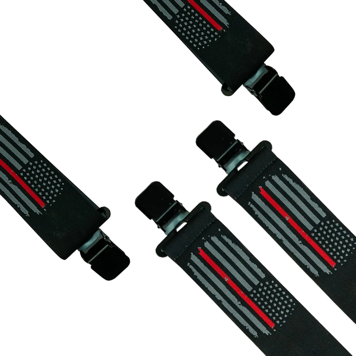 MELOTOUGH Men's Suspenders Fully Elastic 2 inch Wide X back Heavy Duty Work Suspenders