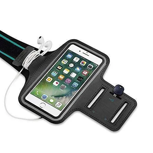 Mobile Phone Armband cell phone Arm band for Running Workout Water Resistant Holder Adjustable for Men Women Black Sports Arm Band Case