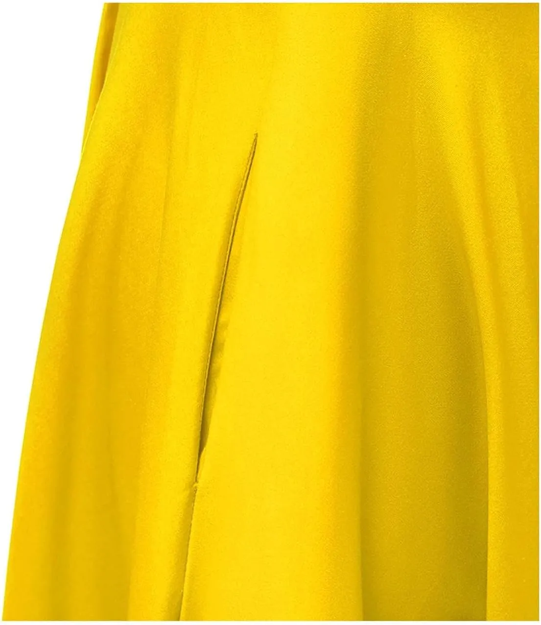 PUKAVT Women's 1950 Boatneck Cap Sleeve Vintage Swing Cocktail Party Dress with Pockets