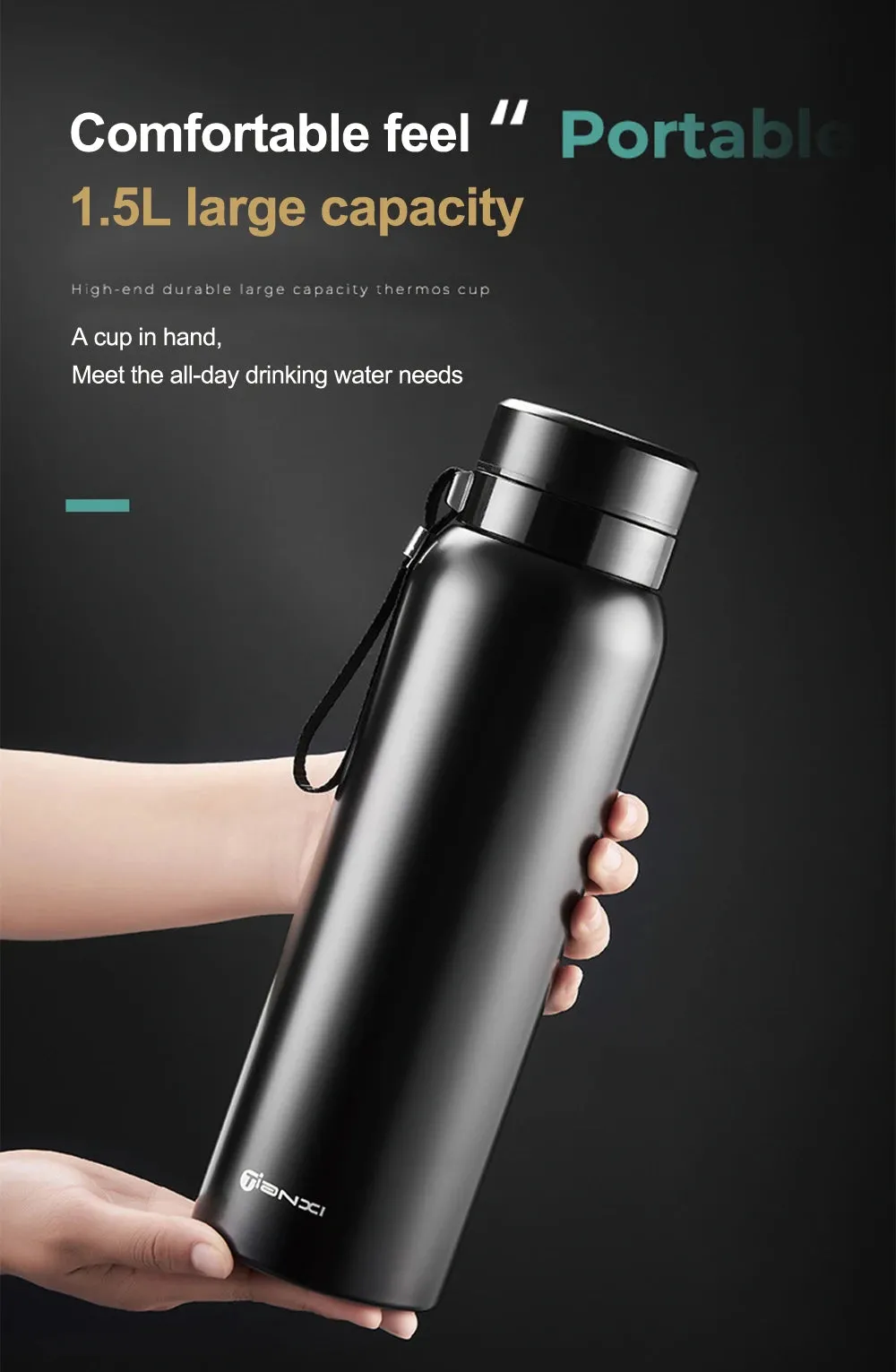 Smart Stainless Thermos-Hot & Cold