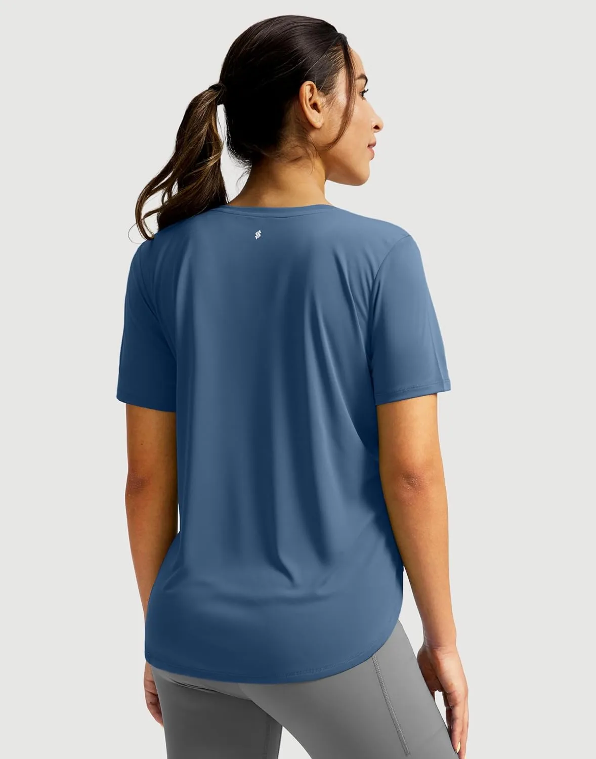 Soothfeel Women's Short Sleeve Workout Shirts UPF 50  Sun Protection Breathable Athletic Tee Tops Gym Running Yoga T-Shirts