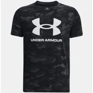 Under Armour Boys Sportstyle Logo SS T-shirt Black