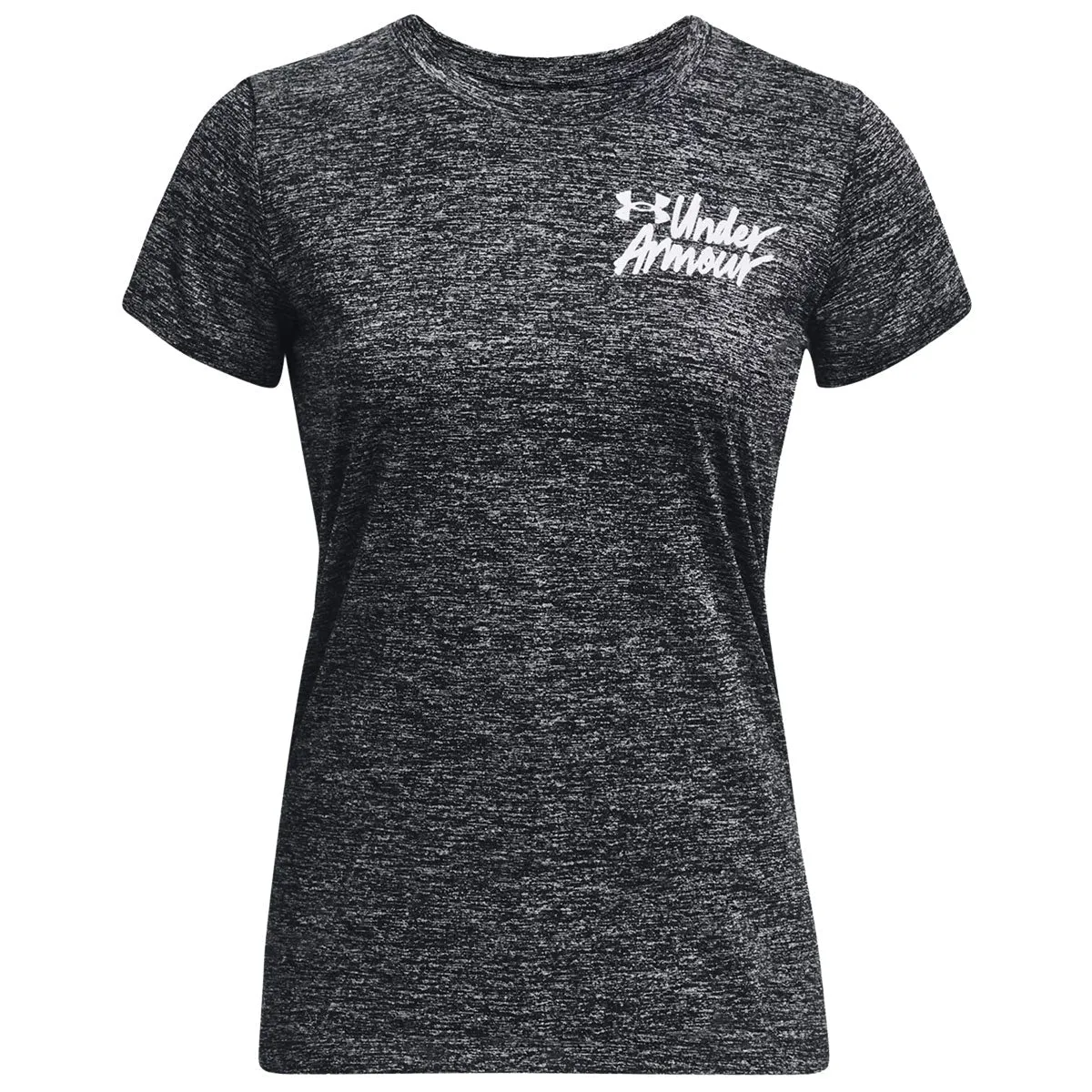Under Armour Tech Twist Graphic Short Sleeve Tee - Womens - Black/White