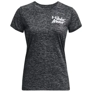 Under Armour Tech Twist Graphic Short Sleeve Tee - Womens - Black/White