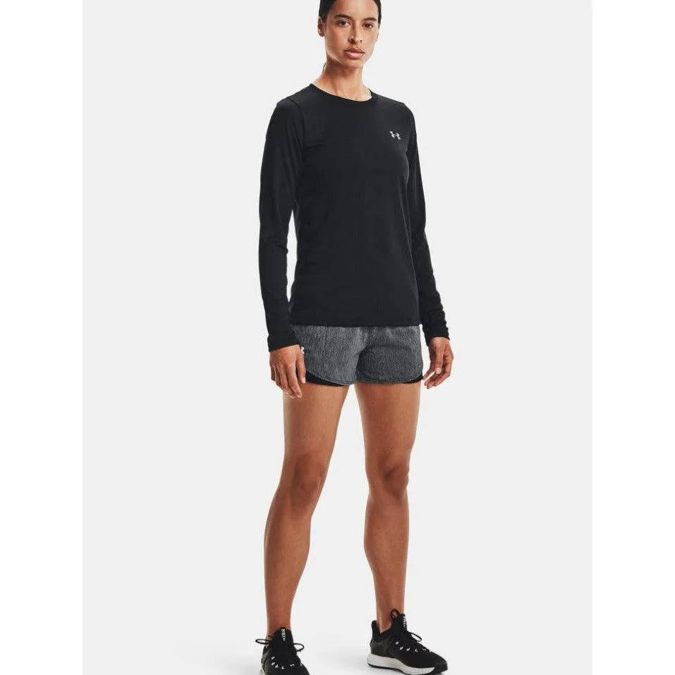 Under Armour Womens Play Up Twist Shorts 3.0 Black / White