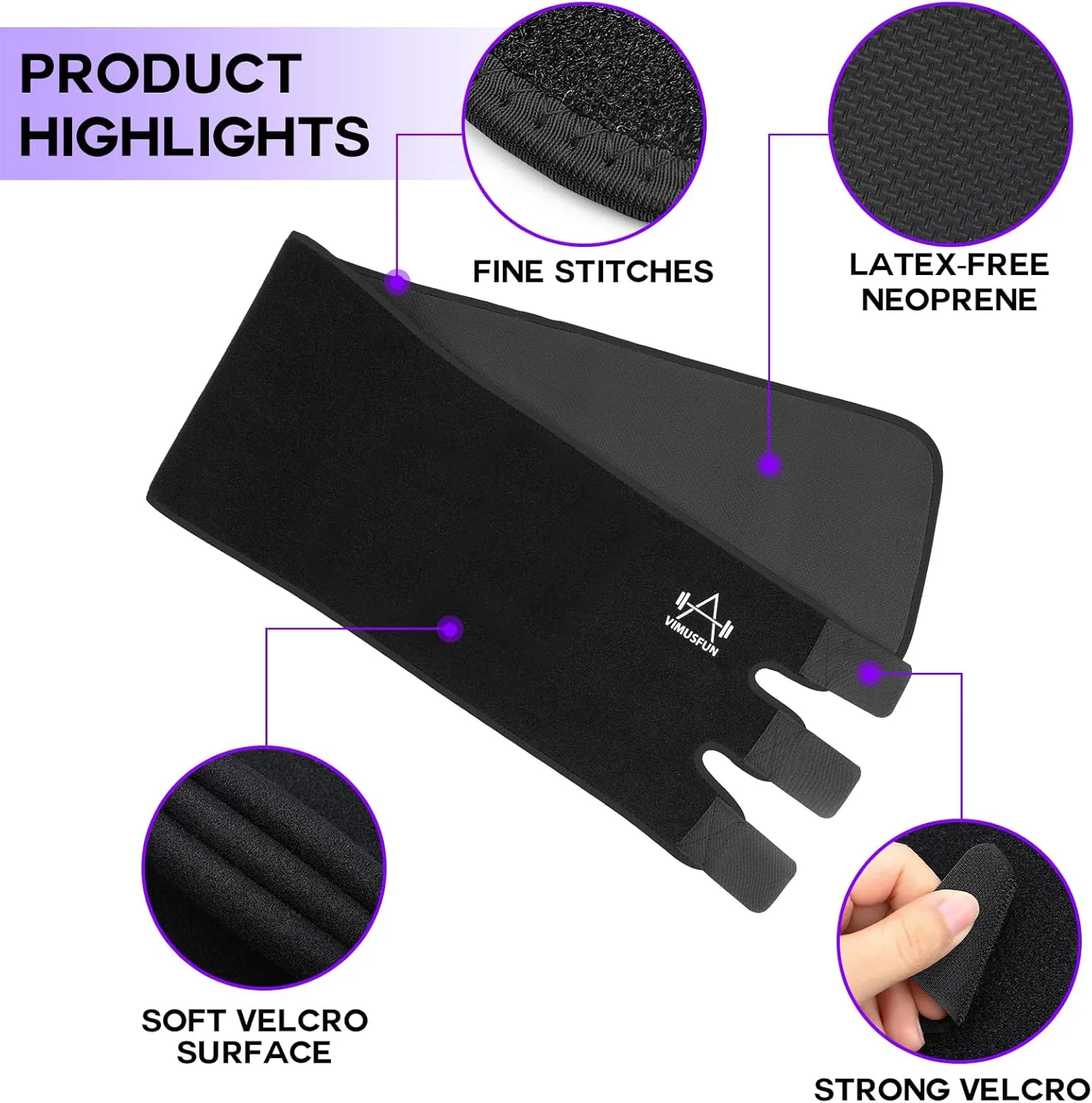 Waist Trimmer for Women Men Belly Fat, Waist Trainer Tummy Stomach Wraps, Exercise Sweat Belt Band Low Back Support